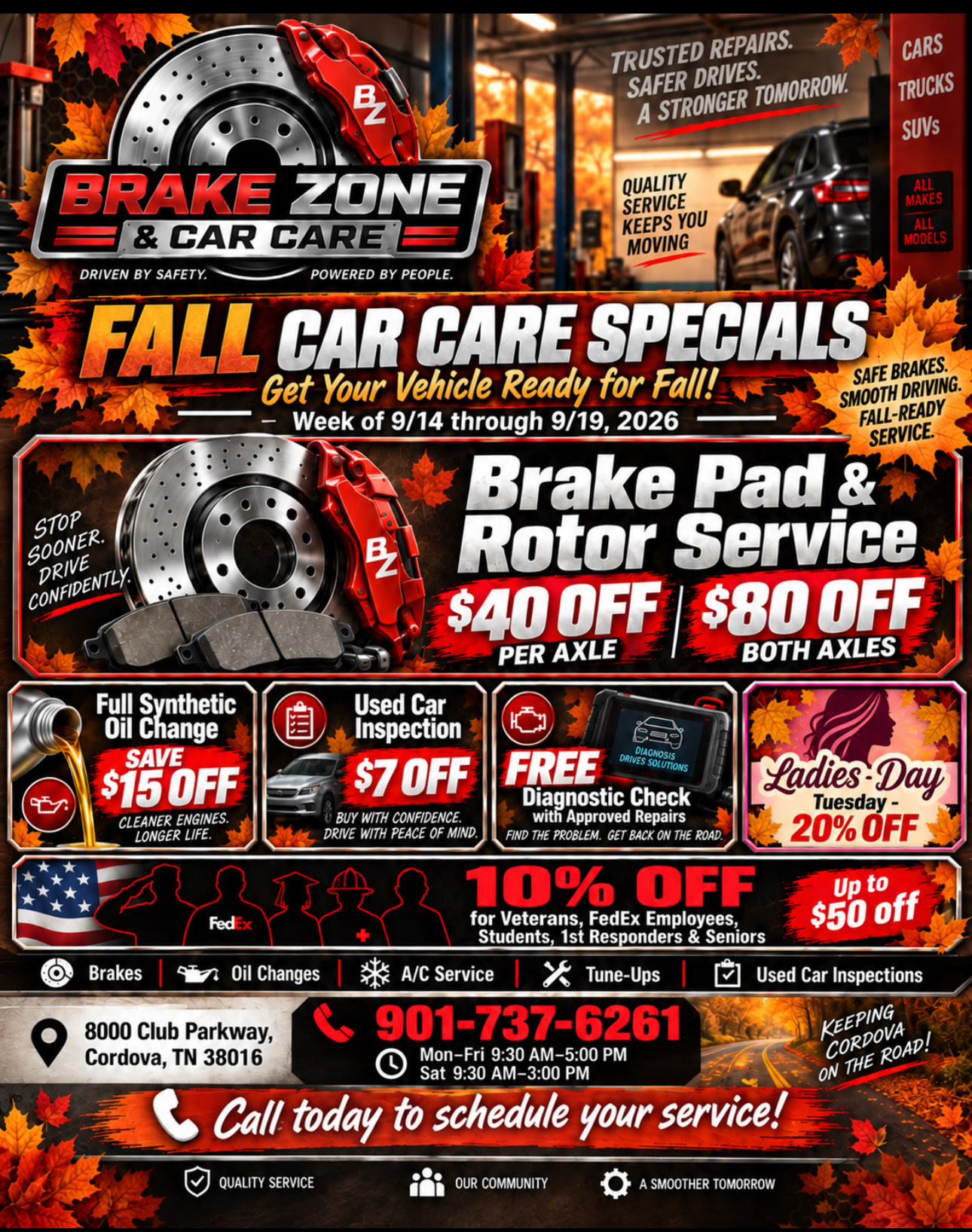 Weekly ad specials September 14 – 19
